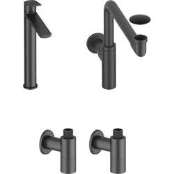 Высокий смеситель для накладной раковины Wellsee ICON! for life - фото 16590774