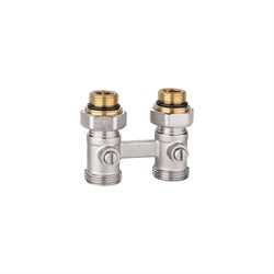 Запорно-присоединительный узел для нижнего подключения радиаторов прямой KROMWELL EU.ST6015045 - фото 16591150