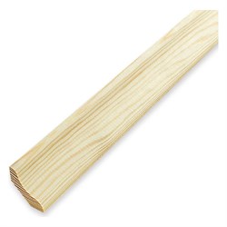 Гладкий плинтус ООО Сибирский лес 1019-P40 - фото 16596229