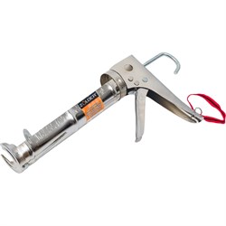 Полукорпусный оцинкованный пистолет для герметиков ZOLDER Люкс - фото 16597159