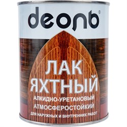 Яхтный алкидно-уретановый лак Деоль LYG075 - фото 16598862