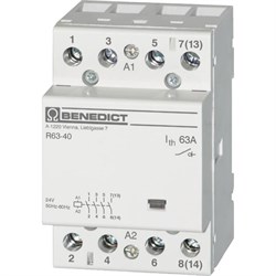 Модульный контактор Benedict R63-40 24 - фото 16603430