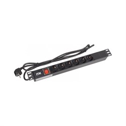 Блок электрических розеток ITK PH12-6D1-P - фото 16605546