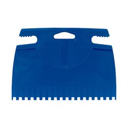 Пластиковый зубчатый шпатель для клея МЕЛОДИЯ ЦВЕТА 180120/5 - фото 16607937