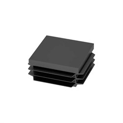 Заглушка для страт-профиля Система КМ ZU41-41 RAL9005 - фото 16608995