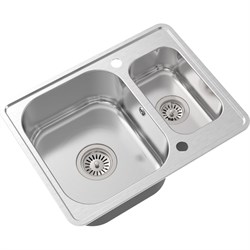 Врезная кухонная мойка Oulin OL-0304 - фото 16610571