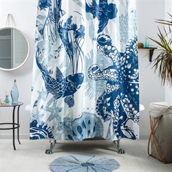 Тканевая занавеска для ванной комнаты Moroshka Mare - фото 16611082