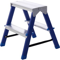 Стальная двухсторонняя стремянка STAIRS CST202 - фото 16611859