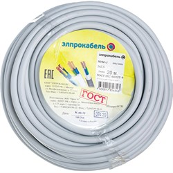 Твердый круглый кабель NYM-J ЭлПроКабель 4630017856343 - фото 16612465