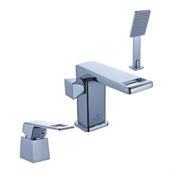 Тройной врезной смеситель для ванной DIADONNA D80-111116 - фото 16613428