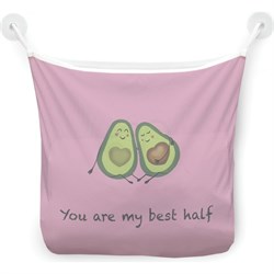 Настенная сетка-органайзер для ванной для игрушек JoyArty Ты моя лучшая половинка - фото 16614413