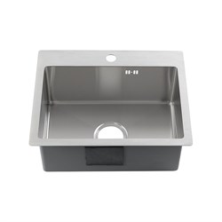 Врезная квадратная мойка Melana r5040h profline - фото 16616936