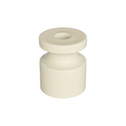 Пластиковый изолятор универсальный для наружного монтажа витого провода iTOK i-KPP-IZ-P-RETRO-20-IV - фото 16619083