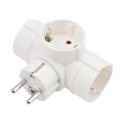 T образный адаптер Electraline 55040 - фото 16619797