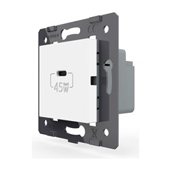 Розетка LIVOLO VL-FCUC-2WP - фото 16620375