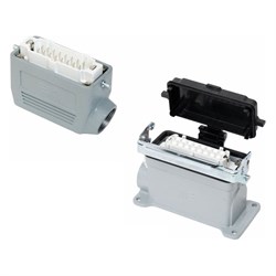 Прямоугольный промышленный разъем Mete Enerji H16E-AM-DCF - фото 16622378