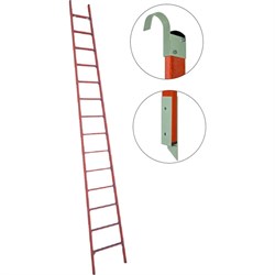 Стеклопластиковая приставная диэлектрическая лестница Антиток ЛСПД-5.0 Е МГ К - фото 16622727