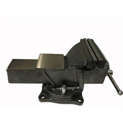 Вращающиеся слесарные тиски KraftWell KRW0150 - фото 16624763