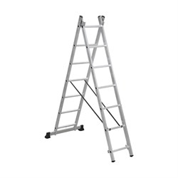 Двухсекционная алюминиевая лестница SevenBerg 920207 - фото 16624782
