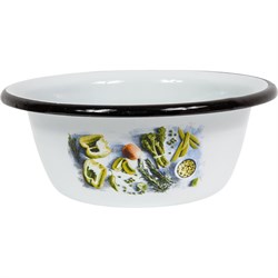 Эмалированная миска appetite Свежая зелень - фото 16625350