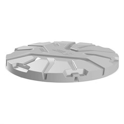 Крышка колодца POLIMER GROUP Роса - 2 цвет серый - фото 16625723