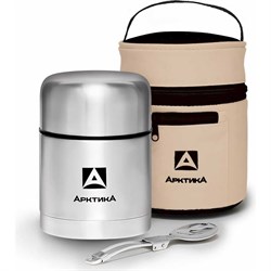 Термос для еды АРКТИКА 301-500А в чехле - фото 16627877