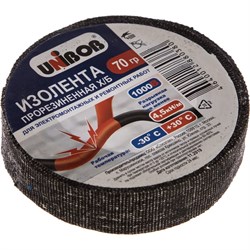 Прорезиненная изолента х/б UNIBOB 47411 - фото 16629423