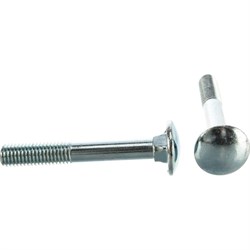 Мебельный болт качественный крепеж 10x70 DIN603 (20 шт.) - фото 16631656