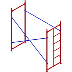 Секция рамных лесов МЕГА 761 - фото 16632880