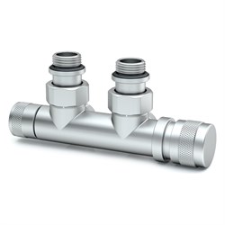 Угловой узел нижнего подключения SR Rubinetterie 0681-1500CSE0 - фото 16636916