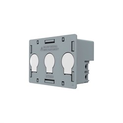 Трехклавишный сенсорный выключатель LIVOLO VL-FC3-3G - фото 16638939