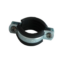 Металлический хомут СВК 32-37 1 дюйма гайка М8 - фото 16638987