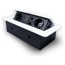 Горизонтальная выдвижная розетка ROCKETSOCKET SHS021-W - фото 16642702