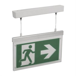 Подвесной аварийно-эвакуационный светодиодный светильник IEK ССА3002 - фото 16642806