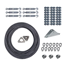 Комплект растяжек для мачты СМТк до 10 метров EZETEK 76025 - фото 16643374