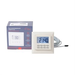 Программируемый встраиваемый термостат SpyHeat NLC-527HN (бежевый) - фото 16644220