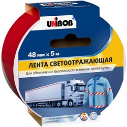Разметочная светоотражающая клейкая лента UNIBOB 214946 - фото 16646126