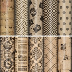 Упаковочная бумага ЗОЛОТАЯ СКАЗКА Kraft Unlimited - фото 16652655