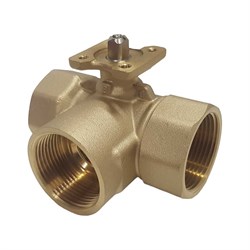 Трехходовой латунный шаровой кран TECHNO 3032B - фото 16655126