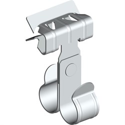 Балочный зажим УМС 8-14 мм под трубу, двойной, 20 мм - фото 16656205