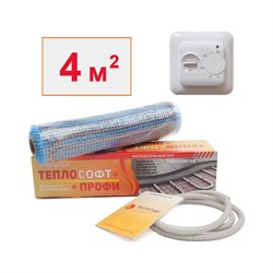 Нагревательный мат ТеплоСофт Профи - фото 16657385