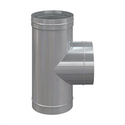 Тройник РОССТИН 90 градусов 250х0.5 мм; AISI 304 - фото 16662525