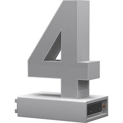 Светодиодная цифра ABCMIX 4 - фото 16663728