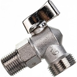 Угловой шаровой кран для стиральных машин ITAP 392 1/2' - фото 16664978