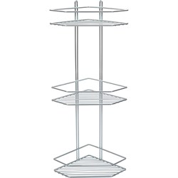 3-ярусная угловая полка для ванной Rosenberg RUS-385331 - фото 16665786