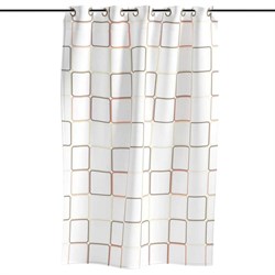 Занавеска для ванной комнаты MY SPACE QUADRO (10 люверсов) 180x180 PEVA - фото 16665915