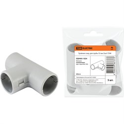 Тройник-соединение для трубы 32 мм TDM ELECTRIC SQ0405-1024 - фото 16668244