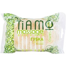 Губка для тела TIAMO Massage ОВАЛ - фото 16668821