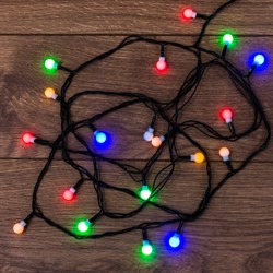 Светодиодная гирлянда Neon-Night Цветные Шарики - фото 16675754
