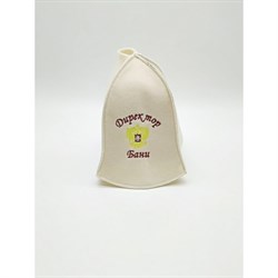 Шапка для бани Бацькина баня Директор бани - фото 16676888